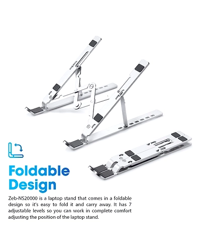 A31-NS2000 ZEBRONICS LAPTOP STAND     (DARK GRAY AND SILVER)-7