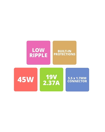 A134 - 45W - ACER - 19V/2.37A 5.5 x 1.7mm  (ZEB - LA551719045AC)-1