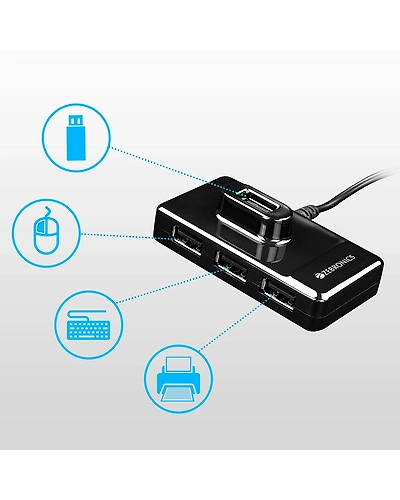 IO06-100HB ZEBRONICS USB HUB-5