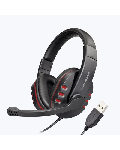 H-ZEBRONICS HEADPHONE WITH MIC (ALL ROUNDER)-ALLROUNDER