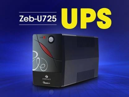 UPS-ZEB-U725 POWER UPS   (One Yr Warranty on Battery and 2 Yrs on PCB)-1