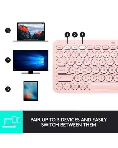 K380BLKBDROSE MULTI-DEVICE BLUETOOTH KEYBOARD-7