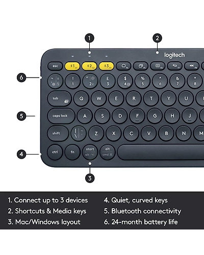 K380BLKBGREY MULTI-DEVICE BLUETOOTH KEYBOARD-7