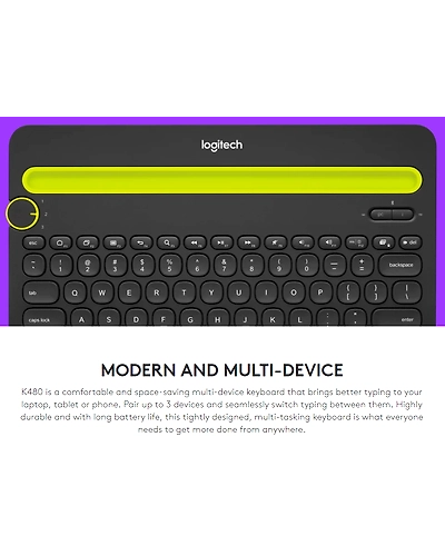K480 BLACK BLUETOOTH MULTI-DEVICE KEYBOARD-1