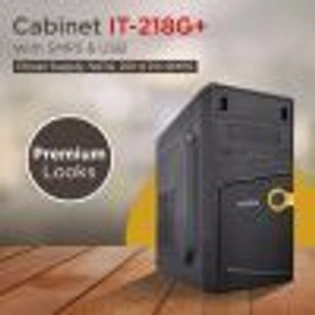 Intex Computer Cabinet P4 IT-218G+W SMPS &Cord 1111-7000-008