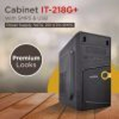 Intex Computer Cabinet P4 IT-218G+W SMPS &Cord 1111-7000-008
