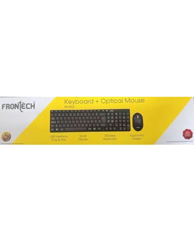 Frontech KEYBOARD MOUSE COMBO USB (FT)KB-0005-1
