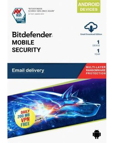 Bitdefender Mobile Security 1 user 1 year validity BDMA1044 (Android)-1