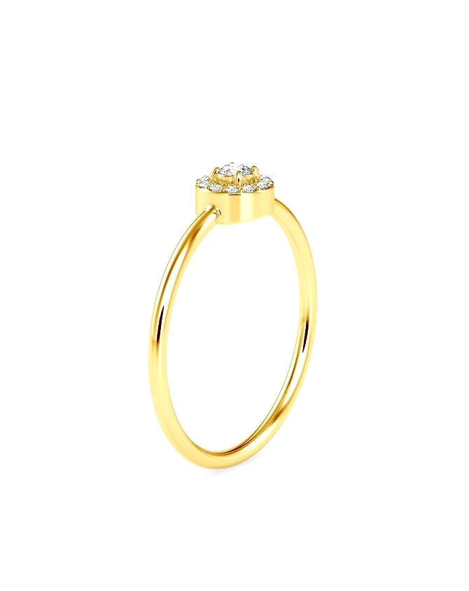 14k Gold Diamond Minimal Twisted Solitaire Ring, Dainty Engagemet Ring Women, Tiny Diamond Promise Ring, Solid Gold Small Bridal Ring-925 Sterling Silver,10k White Gold,10k Yellow Gold-3,3 1/4,3 1/2,3 3/4,4,4 1/4,4 1/2,4 3/4,5,5 1/4,5-4