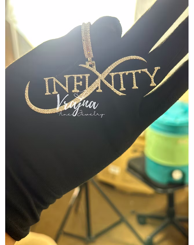 Luxury “INFINITY” Statement Pendant - Premium Moissanite Diamonds | Customizable Design-1