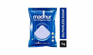 MADHUR SUGAR PURE SULPHURLESS FINE GRAIN 1 KG
