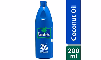 Parachute Pure Coconut Oil, 200 ml Bottle