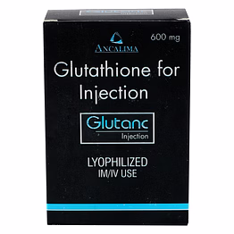 glutanc pure glutathione injection 600mg for health and beauty