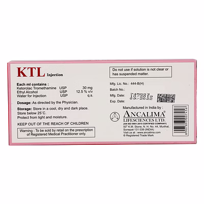 Ketorolac Tromethamine Injection 30mg/1ml-2
