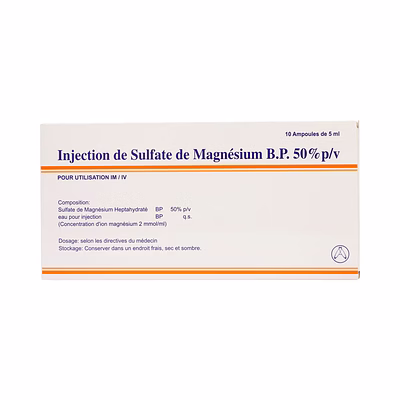Magnesium Sulphate Injection BP 50% w/v 5ml-3