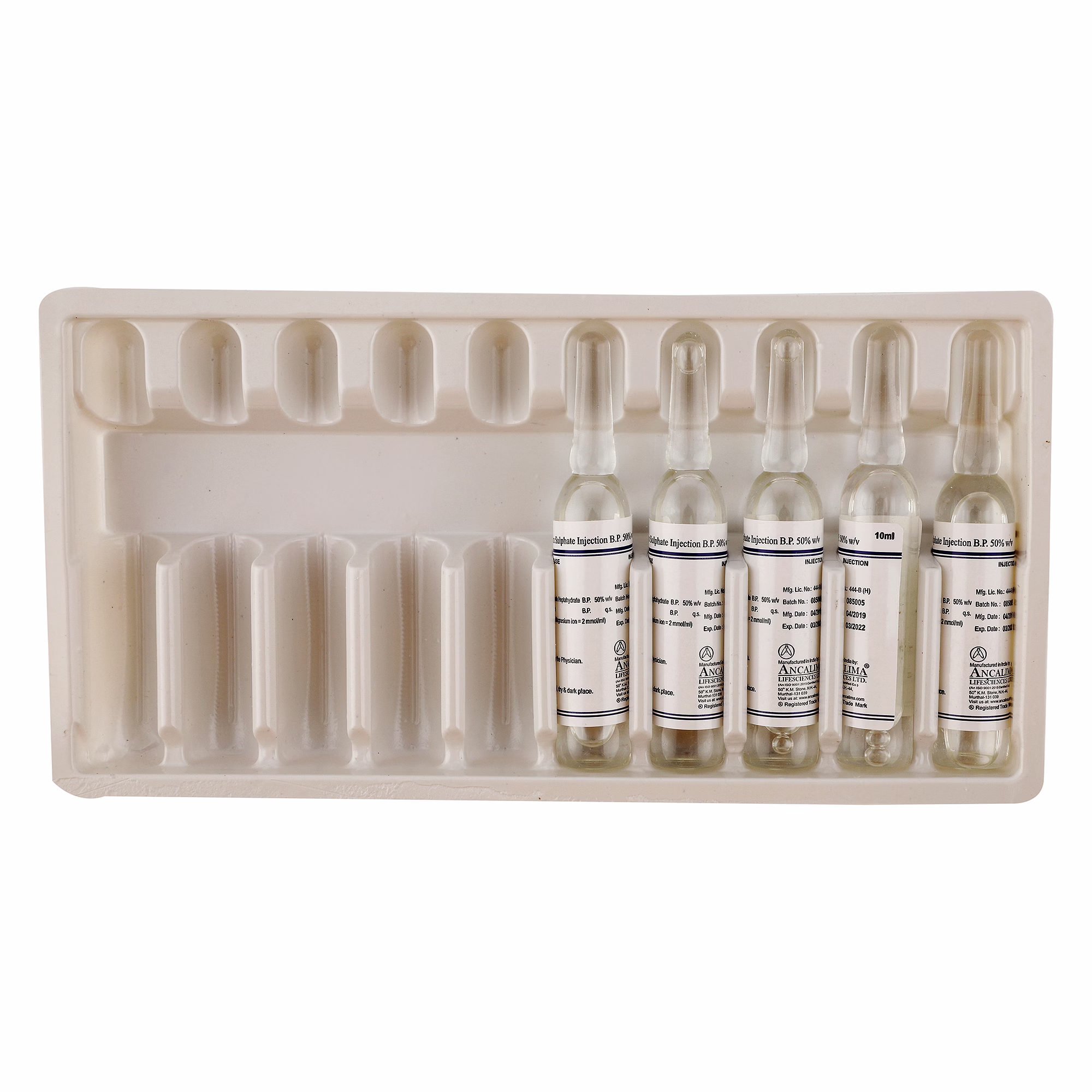 Magnesium Sulphate Injection BP 50% w/v 10ml image 3