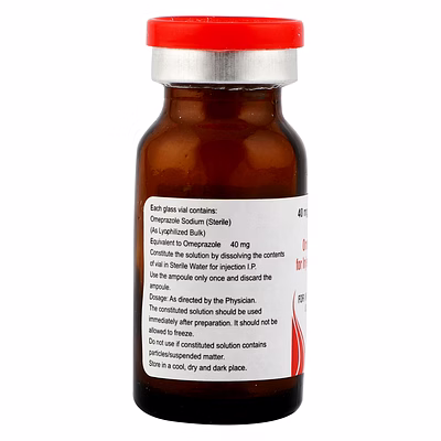 Combipack of Omeprazole Sodium for Injection 40mg-3