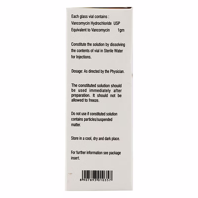 Vancomycin Hydrochloride for Injection USP 1gm-2