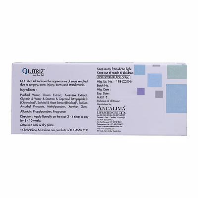 Quitriz Anti Scar Gel 15gm-3