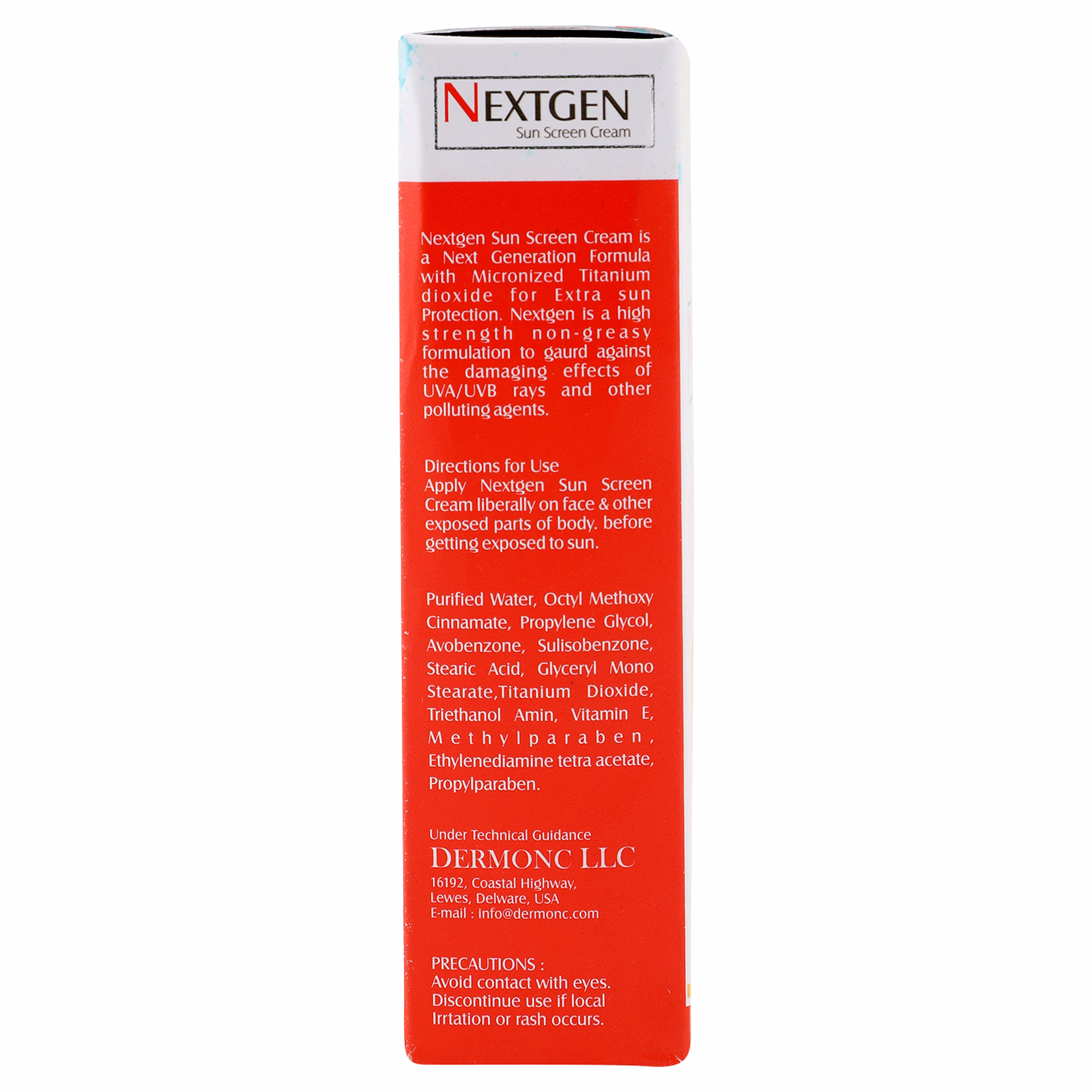 Nextgen SPF50+ Sunscreen Cream 75gm image 2