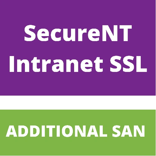 SecureNT Intranet SSL/TLS Certificate - Multi-Domain - Additional 5 SAN-1 Year-3