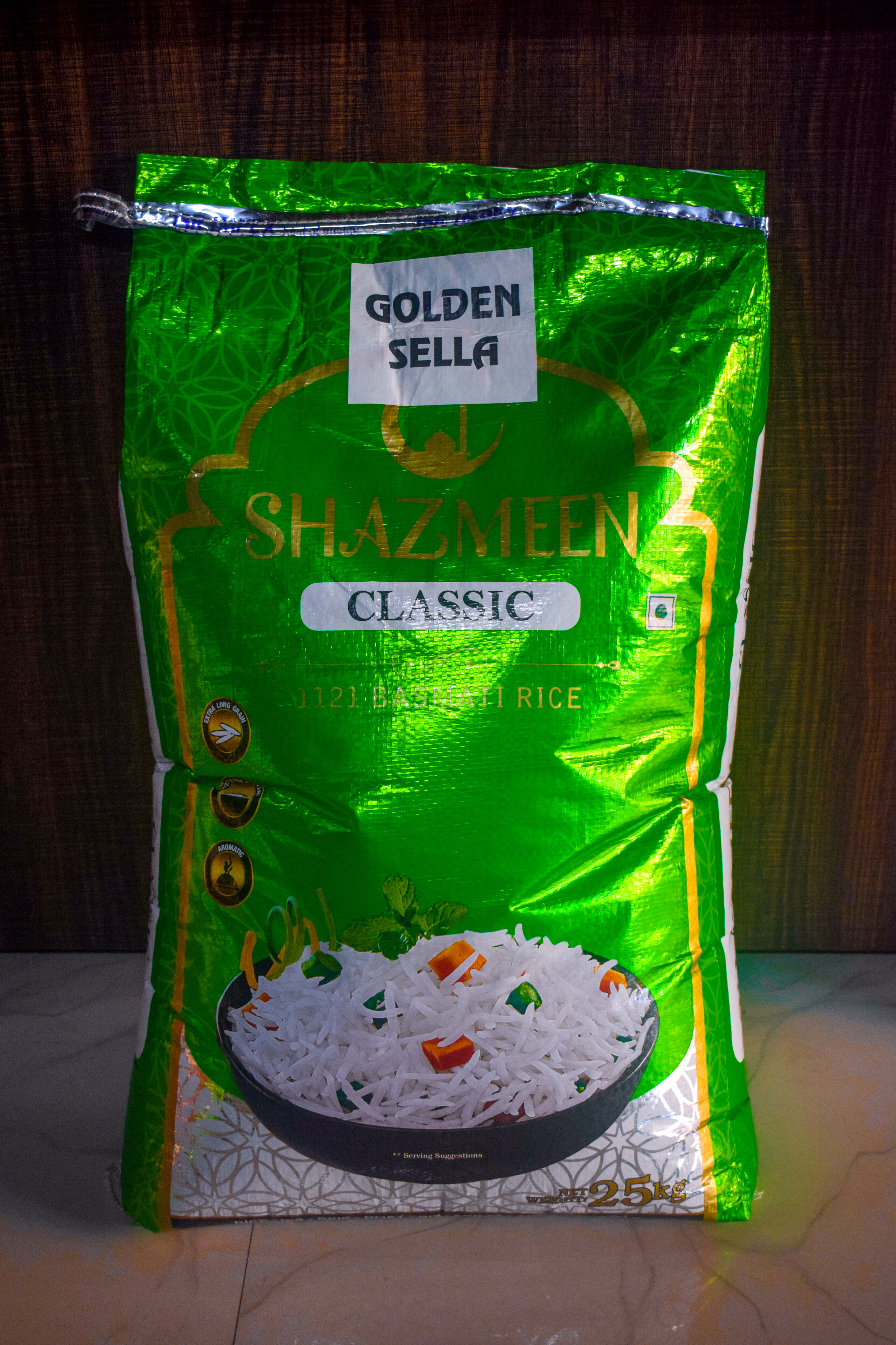 Shazmeen classic 1121 Golden Sella 25Kg image 1