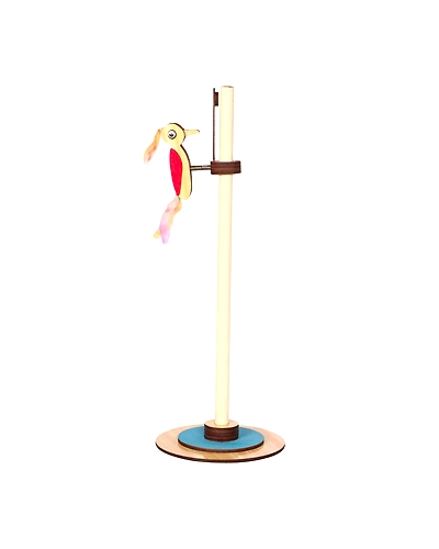 STEM toy Pecking Woodpecker on Pole-TBWOP2021NC