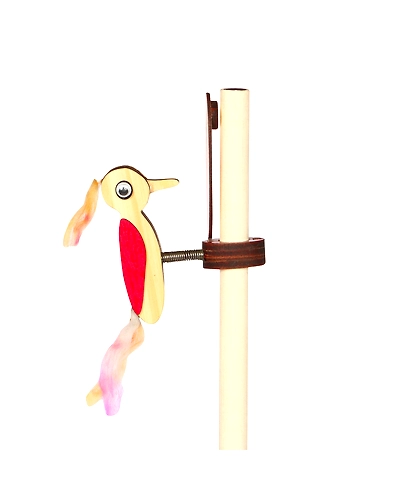 STEM toy Pecking Woodpecker on Pole-2