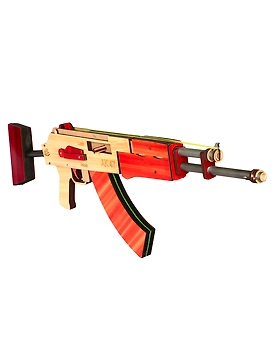 TechnyBirds Wooden AK 47 toy gun
