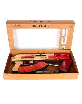 TechnyBirds Wooden AK 47 toy gun