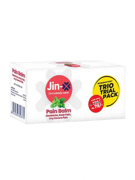 JIN-X White Body Pain Balm (3 Pack)-F307
