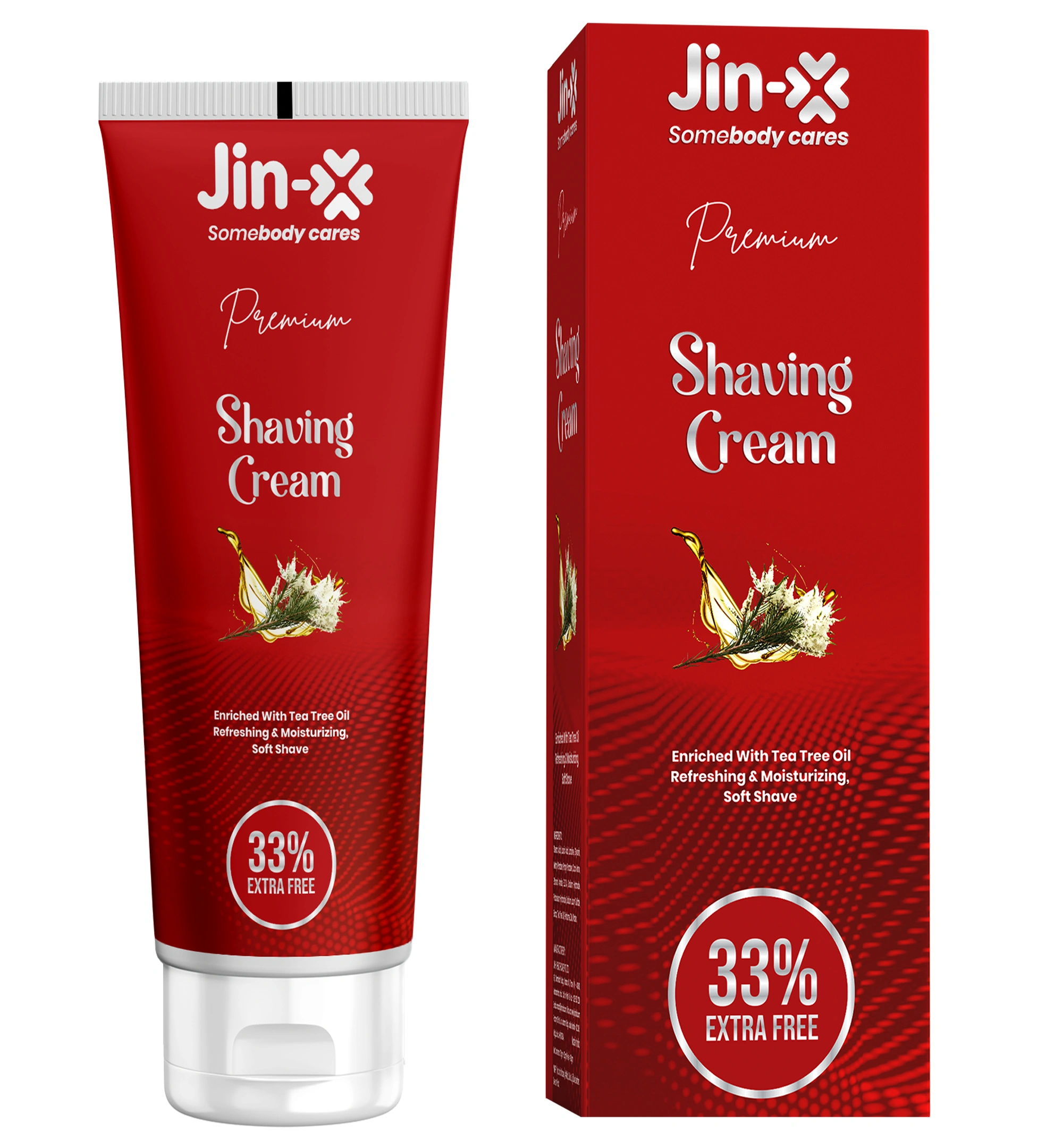 JinX Shaving Cream (70g+23g) - Smooth and Luxurious Shaves-F078