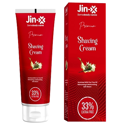 JinX Shaving Cream (70g+23g) - Smooth and Luxurious Shaves