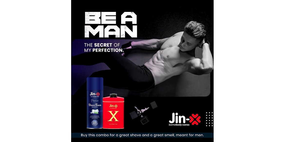 Shaving Foam with Man's Talc by JIN-X INDIA
