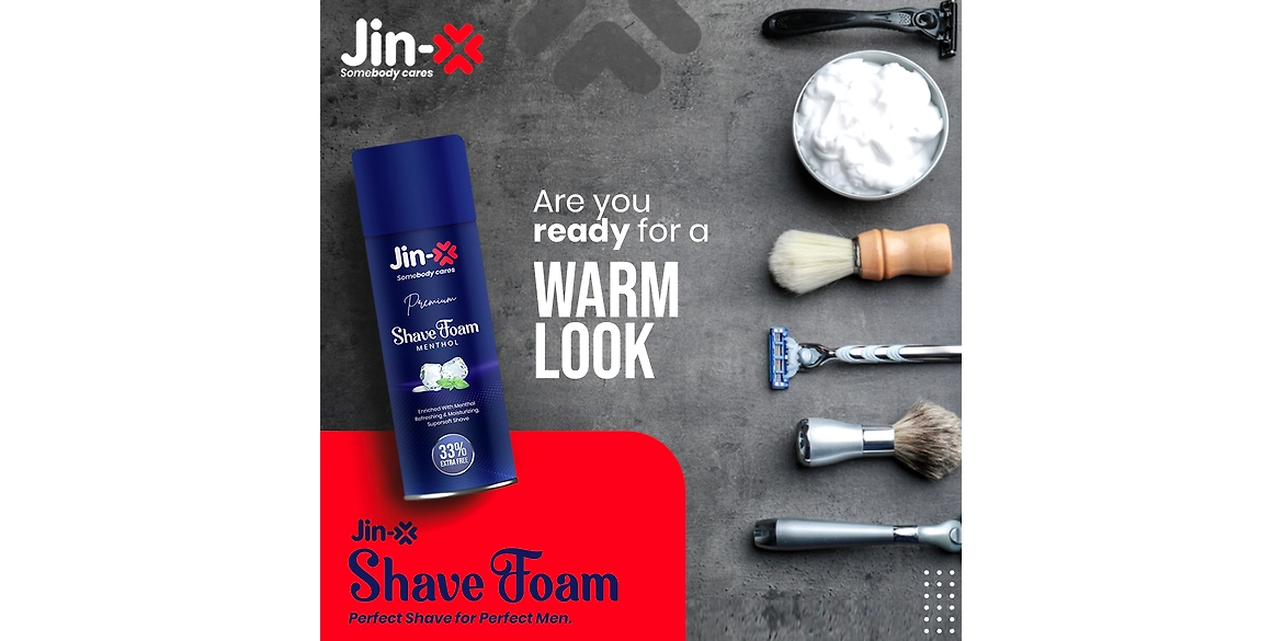 Jin-X Shave Foam.