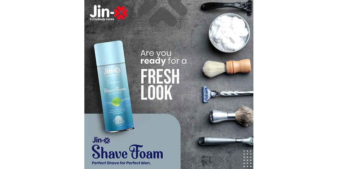 Jin-X Shave Foam Sky.