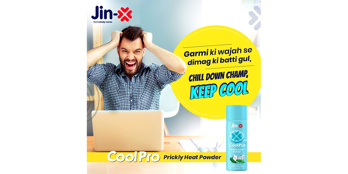 JIN-X Cool Pro Prickly Heat Powders