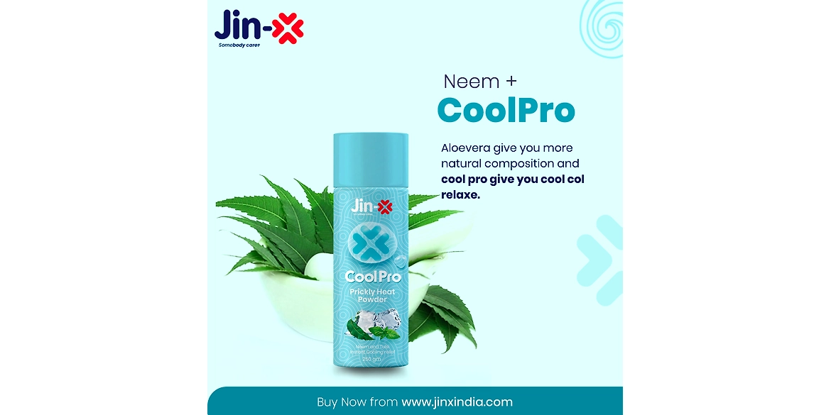 Jin-x CoolPro Prickly Heat Powder comes in with its great neem properties