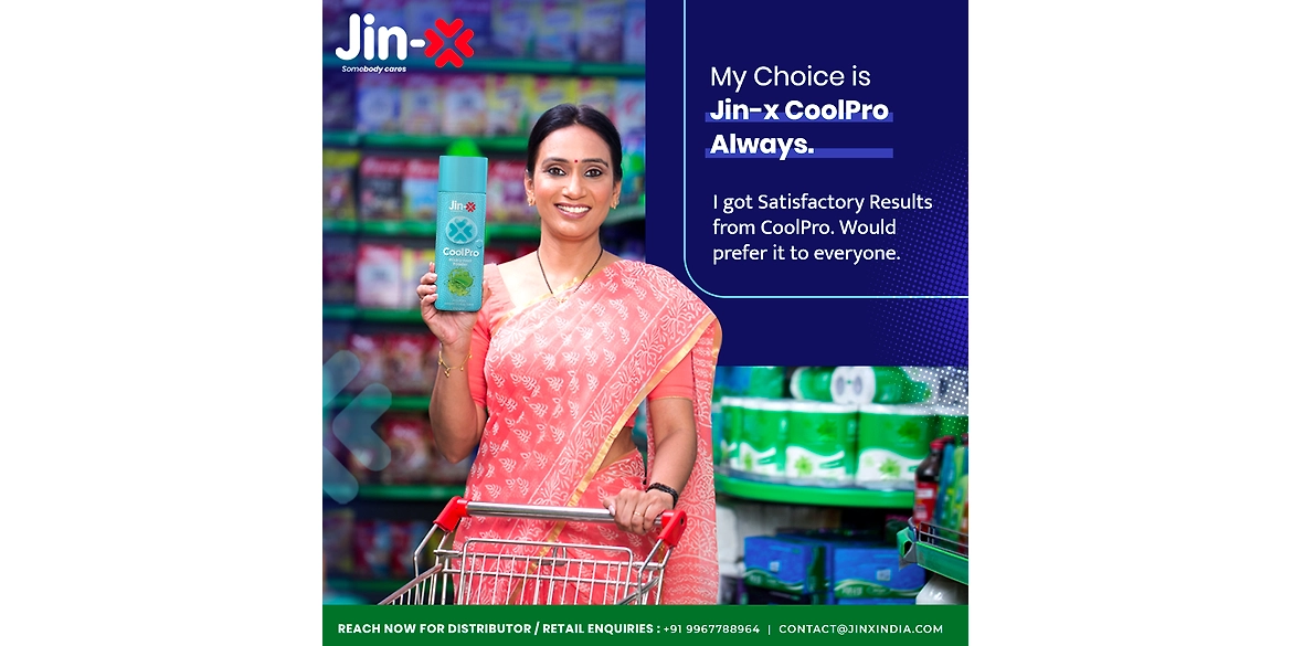 All mothers, homemakers, and families prefer Jin-x CoolPro Prickly Heat Powder