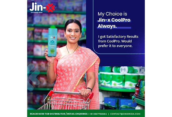 All mothers, homemakers, and families prefer Jin-x CoolPro Prickly Heat Powder
