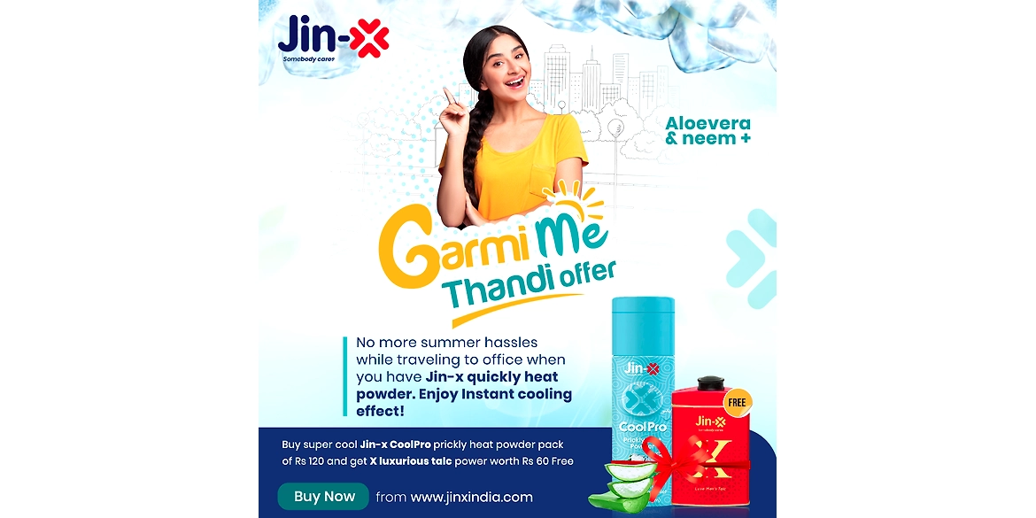 Jin-x Prickly heat powder Garmi Me Thandi Offer
