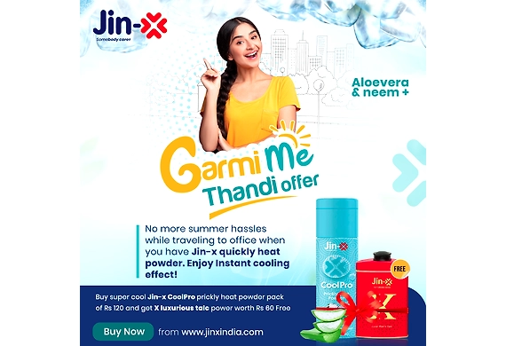 Jin-x Prickly heat powder Garmi Me Thandi Offer