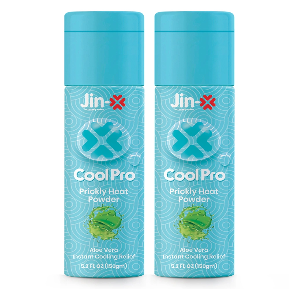 JINX Coolpro Prickly Heat Powder 150gm 2 Pack Combo - Soothing Relief for Skin-Combo-CPNT-199