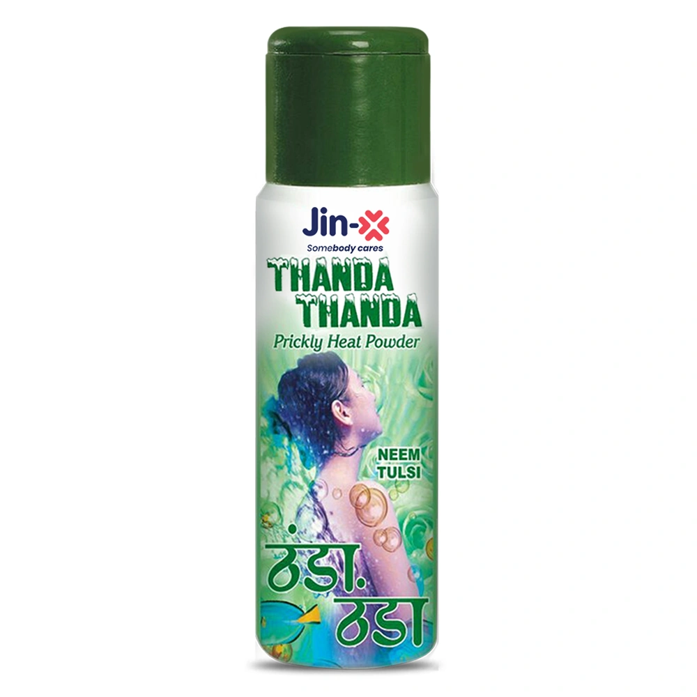 JINX THANDA THanda Prickly Heat Powder (Neem Tulsi)-150G-2