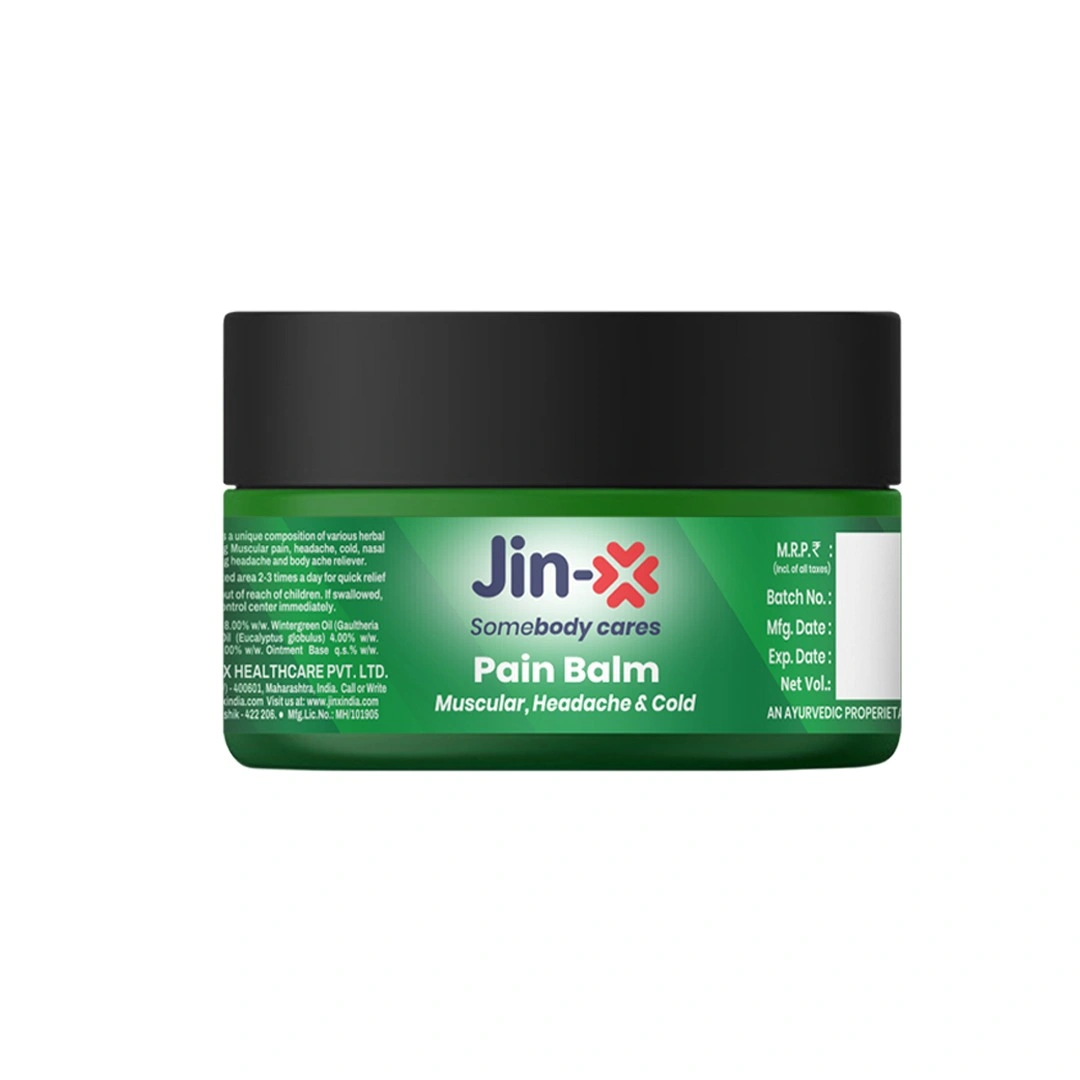 Jinx Green Pain Balm for Muscular Pain Relief - 100 GM-GB001