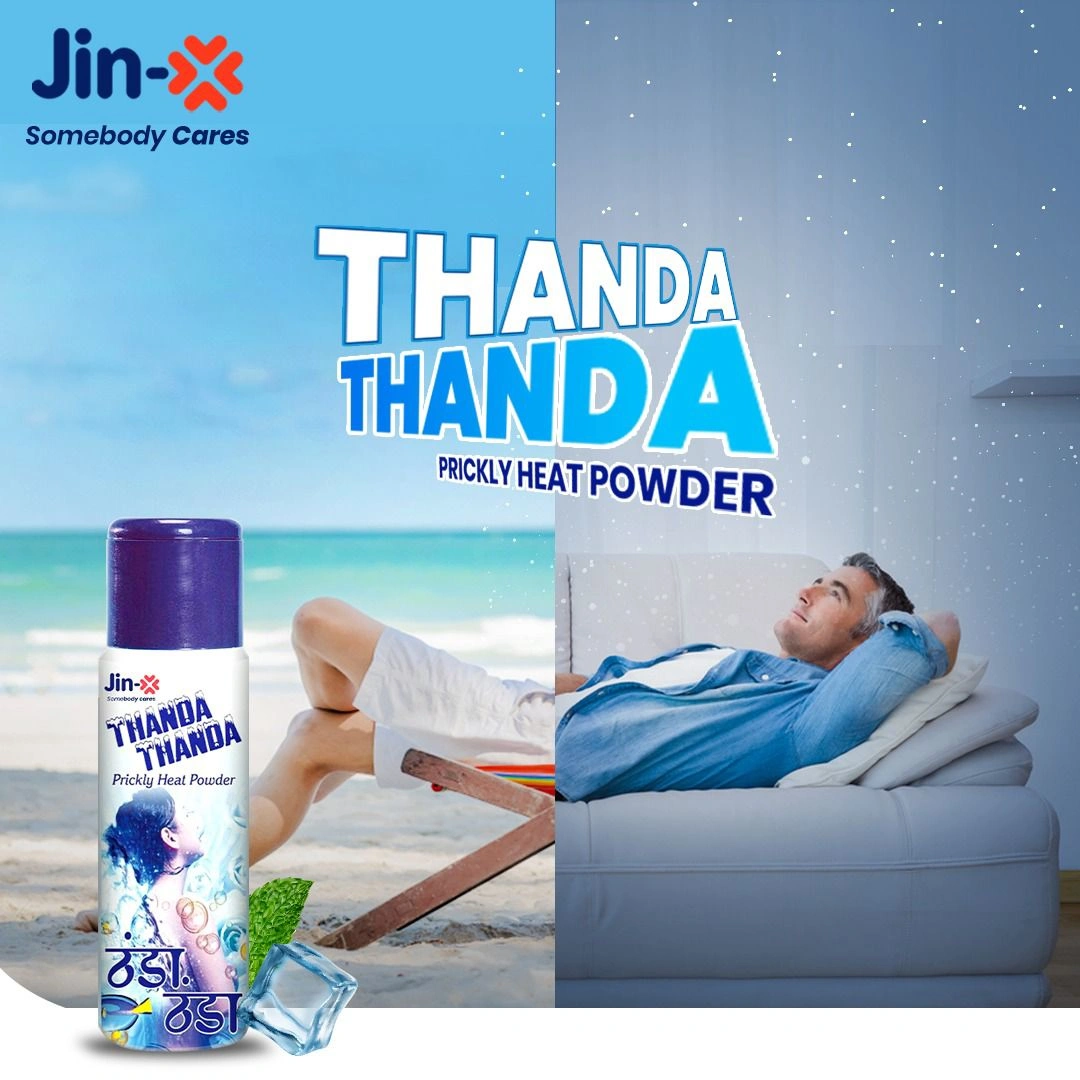 JINX Thanda Thanda Prickly Heat Powder (Regular) 150gm-150G-3