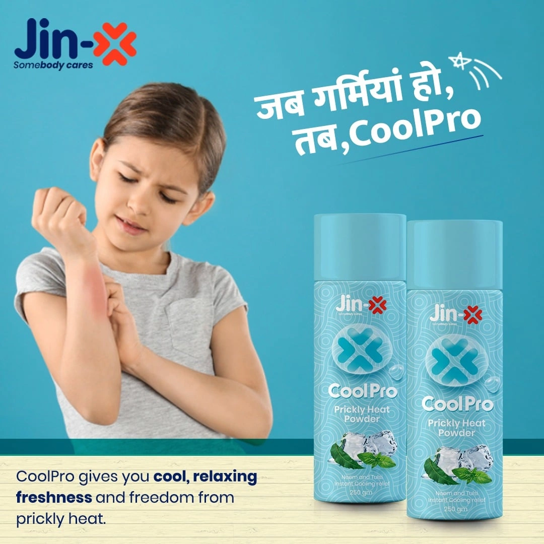 JINX Coolpro Prickly Heat Powder 150gm 2 Pack Combo - Soothing Relief for Skin-150 gm  2pick-1