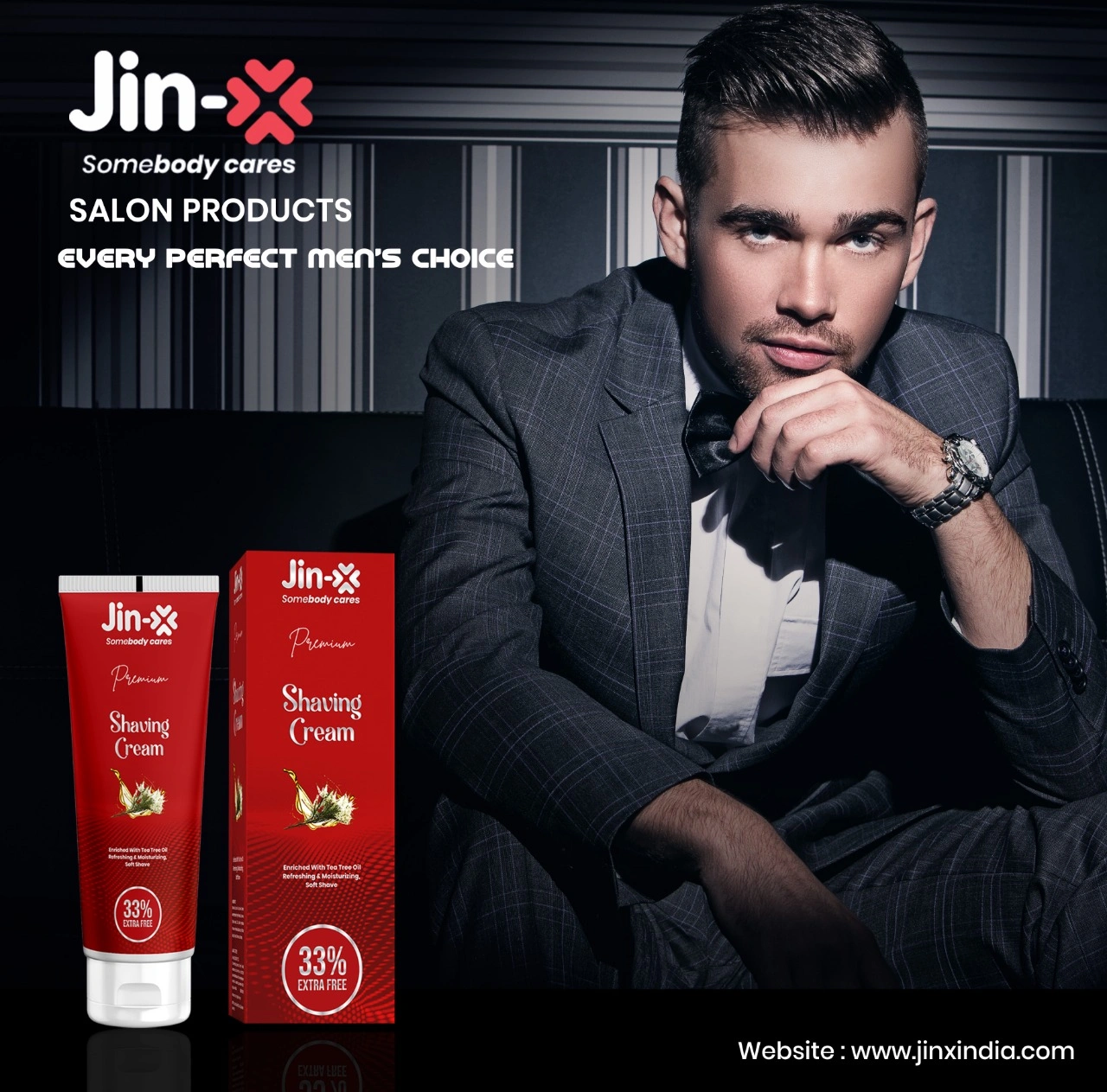 JinX Shaving Cream (70g+23g) - Smooth and Luxurious Shaves-70gm-1