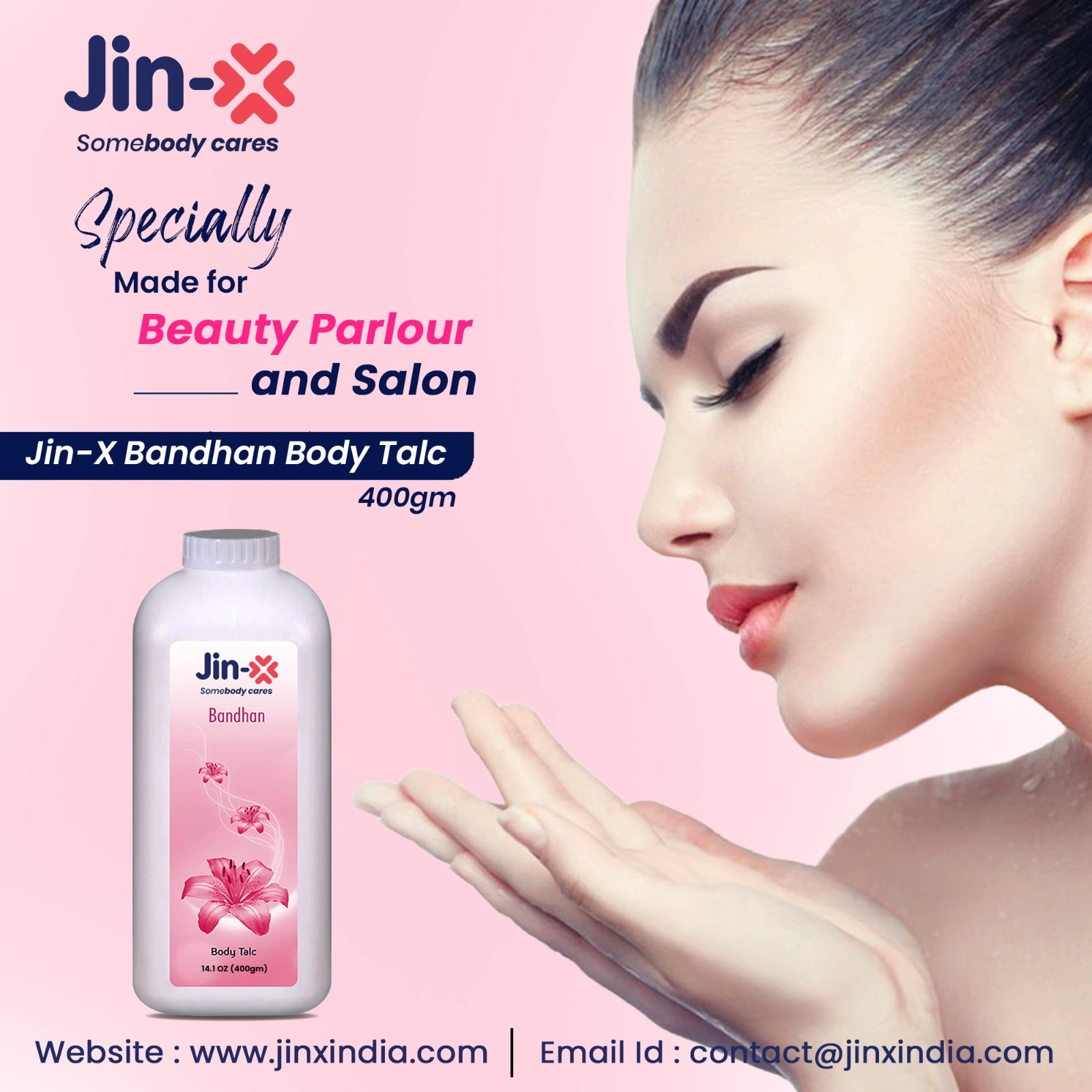 JINX Bandhan Perfumed Body Talcum Powder: Luxury in Every Application-400gm-2