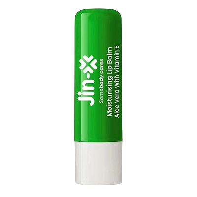 JIN-X Moisturising Lip Balm Stick Aloe Vera with Vitamin E